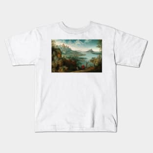 Landscape with the flight into Egypt - Pieter Bruegel the Elder Kids T-Shirt